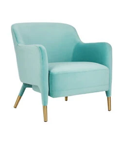 Topaz Velvet Arm Chair Home -Safavieh Sales Store 3050448003 RLLD 4