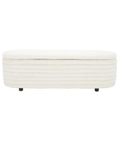 Jaymie Boucle Storage Bench Home -Safavieh Sales Store 3050454209 RLLD 4