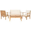 Safavieh 4pc Fresno Outdoor Living Set Home -Safavieh Sales Store 3050456732 RLLD 1