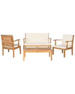 Safavieh 4pc Fresno Outdoor Living Set Home -Safavieh Sales Store 3050456732 RLLD 5