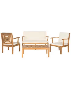 Safavieh Del Mar 4 Pc Outdoor Set Home 11 Safavieh Del Mar 4 Pc Outdoor Set Home -Safavieh Sales Store 3050456742 RLLD 5