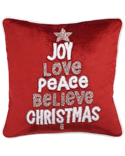 Safavieh Peace And Joy Pillow Home 3 Safavieh Peace And Joy Pillow Home