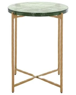 Safavieh Tengah Round Glass Accent Table Home