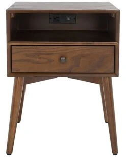 Safavieh Scully Nightstand With USB Home