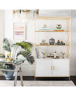 Adelia Lacquer Bookshelf Home -Safavieh Sales Store 3050508840 RLLD 4