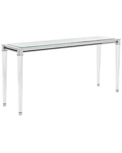 Leston Acrylic Console Table Home