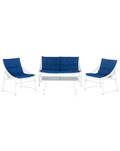 Safavieh Berkane 4 Pc Outdoor Set Home