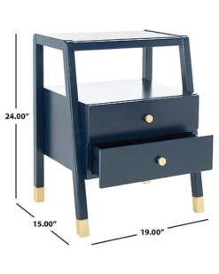 Safavieh Cove 2-Drawer 1-Shelf Accent Table Home -Safavieh Sales Store 3050560335 RLLD 3