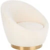 Pippa Faux Lamb Wool Swivel Chair Home -Safavieh Sales Store 3050566330 RLLD 1