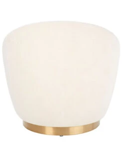 Pippa Faux Lamb Wool Swivel Chair Home -Safavieh Sales Store 3050566330 RLLD 3