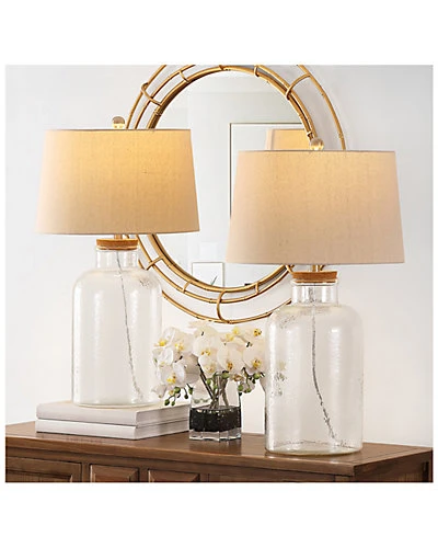 Safavieh Caden Glass Table Lamp Home 4 Safavieh Caden Glass Table Lamp Home - Image 2