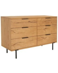 Elizabella 6 Drawer Wood Dresser Home