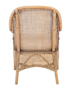 Safavieh Charlie Rattan Accent Chair W/ Cushion Home -Safavieh Sales Store 3050593254 RLLD 3