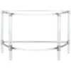Anabelle Acrylic Console Table Home