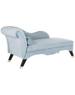 Safavieh Caiden Velvet Chaise W/ Pillow Home