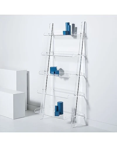 Odetta Acrylic Bookshelf Home 4 Odetta Acrylic Bookshelf Home - Image 2