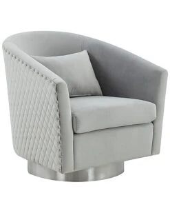 Lara Quilted Swivel Tub Chair Home