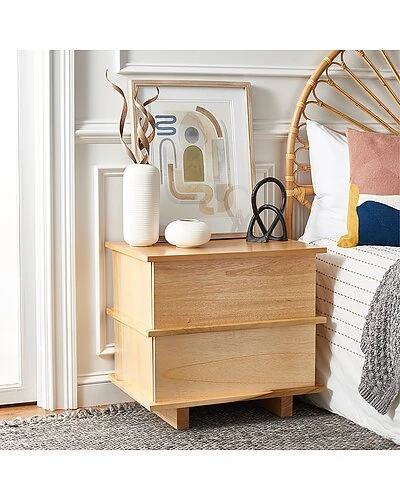 Safavieh Rodney 2-Drawer Nightstand Home 4 Safavieh Rodney 2-Drawer Nightstand Home - Image 2