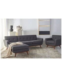 Opal Linen Tufted Sectional Sofa Home -Safavieh Sales Store 3050780572 RLLD 5