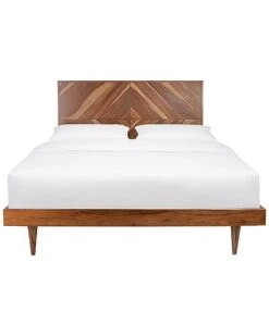 Rose Herringbone Bed Home