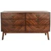 Donald 6 Drawer Dresser Home -Safavieh Sales Store 3050780627 RLLD 1