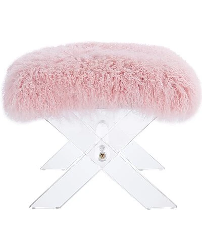 Line Sheepskin Ottoman Home 5 Line Sheepskin Ottoman Home - Image 3