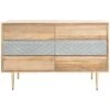 Leni 6 Drawer Cement Dresser Home