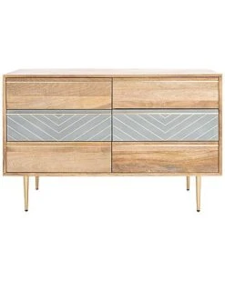 Leni 6 Drawer Cement Dresser Home