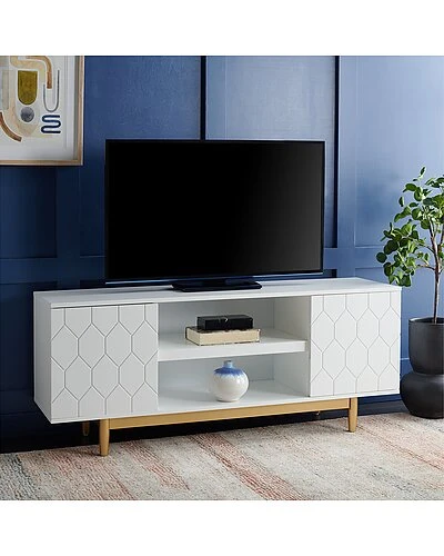 Safavieh Kit 2 Shelf Pattern Mediastand Home 4 Safavieh Kit 2 Shelf Pattern Mediastand Home - Image 2