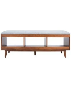 Safavieh Cricket Open Shelf Bench W/ Cushion Home -Safavieh Sales Store 3050833531 RLLD 2
