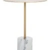 Yl Marble Base Round Side Table Home -Safavieh Sales Store 3050848280 RLLD 1