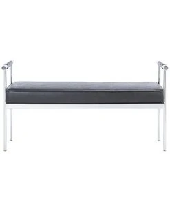 Safavieh Pim Long Rectangle Bench W/ Arms Home