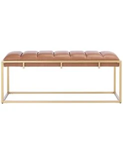 Safavieh Thalam Channel Tufted Bench Home