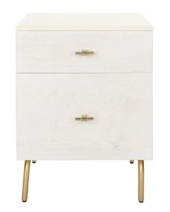Safavieh Genevieve 2-Drawer Nightstand Home