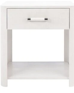 Wyer Faux Shagreen Nightstand Home