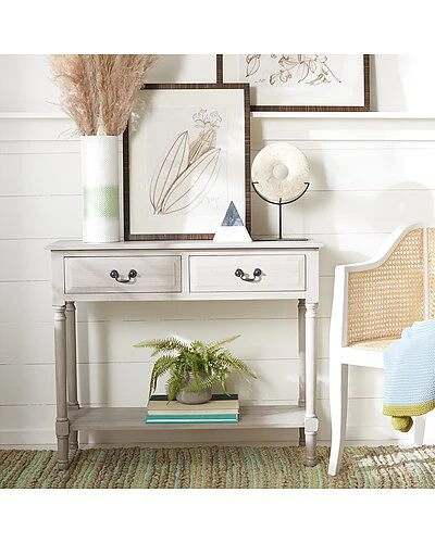 Safavieh Couture Primrose 2 Drawer Console Table Home 6 Safavieh Couture Primrose 2 Drawer Console Table Home - Image 4