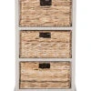 Safavieh Halle 3-Wicker-Basket Storage Side Table Home -Safavieh Sales Store 3050924528 RLLD 1