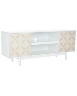 Safavieh Faye 2 Shelf Pattern Media Stand Home