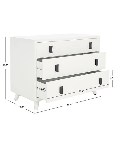 Safavieh Blaize 3 Drawer Chest Home 5 Safavieh Blaize 3 Drawer Chest Home - Image 3