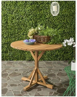 Safavieh Arcata Outdoor Round Table Home -Safavieh Sales Store 3070014299 RLLD 4