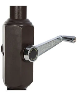 Safavieh Up Resistant Zimmerman 9 Ft Crank Market Push Button Tilt Umbrella Home -Safavieh Sales Store 3070021044 RLLD 4