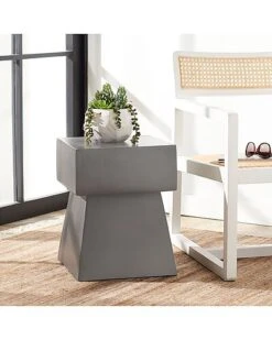 Safavieh Zen Indoor/Outdoor Mushroom Modern Concrete 18.1in Accent Table Home -Safavieh Sales Store 3070035086 RLLD 3