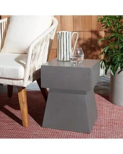 Safavieh Zen Indoor/Outdoor Mushroom Modern Concrete 18.1in Accent Table Home -Safavieh Sales Store 3070035086 RLLD 4