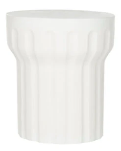 Safavieh Vesta Indoor/Outdoor Modern Concrete Round 15.3in Dia Accent Table Home