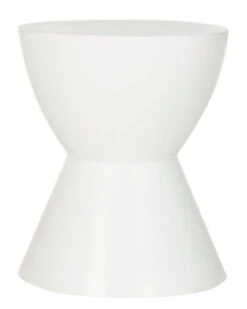 Safavieh Athena Indoor/Outdoor Modern Concrete Round 17.7in Accent Table Home