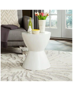 Safavieh Athena Indoor/Outdoor Modern Concrete Round 17.7in Accent Table Home -Safavieh Sales Store 3070035109 RLLD 3