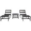 Safavieh Casella Outdoor Black 3pc Set Home
