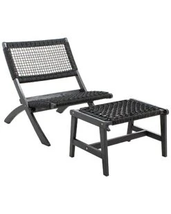 Safavieh Casella Outdoor Black 3pc Set Home -Safavieh Sales Store 3070035986 RLLD 3