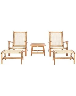 Safavieh Chantelle Outdoor 3pc Natural Set Home