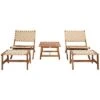 Safavieh Darryl Outdoor 3pc Natural Set Home -Safavieh Sales Store 3070036009 RLLD 1